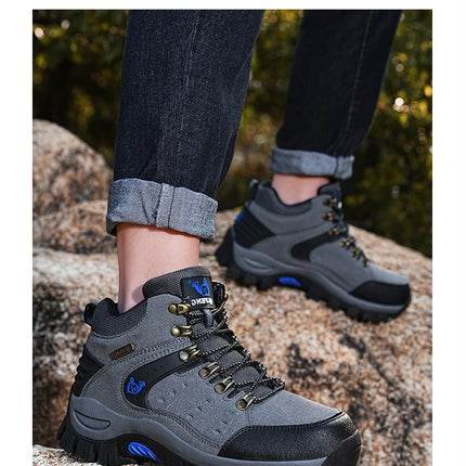 Trendy Classic Men Ankle Boots Wear Resisting Hiking Shoes Cow Suede Men Boot Comfortable Walking Sneaker For Man Tactical Shoes