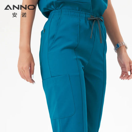 Unisex Medical Scrubs Set New Heat Preservation Thermostatic Fabric Nursing Robe Suit for Winter  Paramedic Coveralls Uniforms