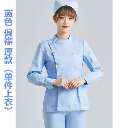 White Short Sleeve scrubs uniforms women Pet Grooming Clinic Nursing Clothes Workwear Nurse Scrub Work Pink Medical Uniform-KarWorkwear