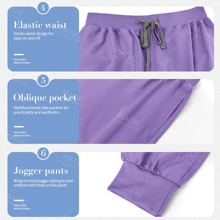 Tooth Check Doctor Workwear Hospital Medical Uniforms Unisex Pet Grooming Work Clothes Lab Uniform Jogger Suit Nurse Accessories-KarWorkwear