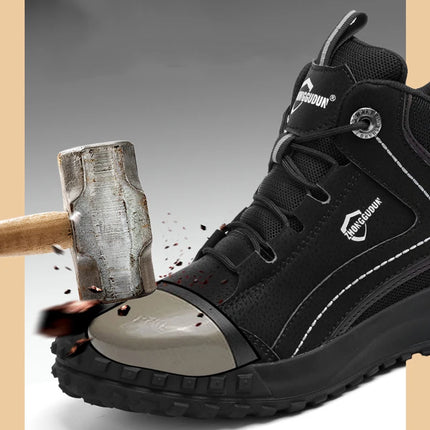 Autumn Winter New Work Safety Boots For Men Designer Work Sneakers Anti-puncture Security Shoes Work Boots Indestructible Shoes-KarWorkwear