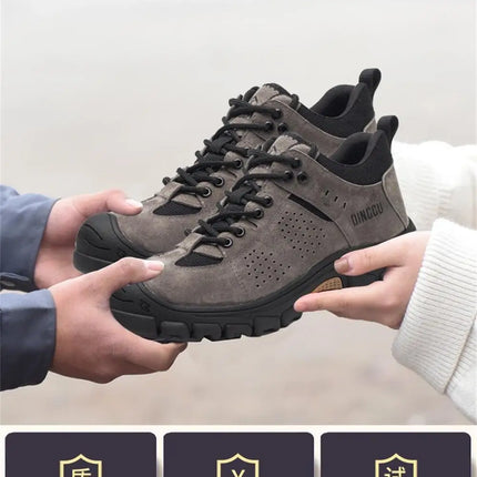 New Indestructible Shoes Work Sneakers Steel Toe Cap Safety Shoes Men Boots Anti-smash Anti-puncture Work Boots Security-KarWorkwear