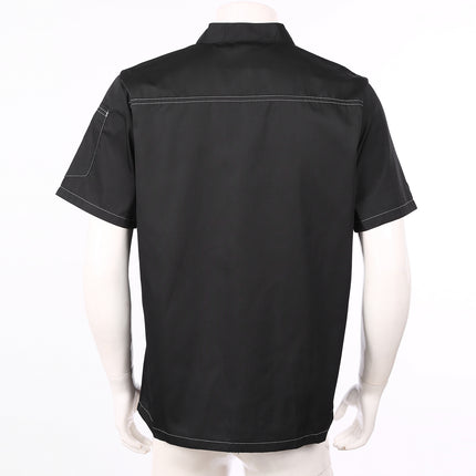 Men Women Kitchen Work Uniform Adult Unisex Chef Jacket Coat Cook Hotel Restaurant Canteen Cake Shop Cafe Shirt Staff Costume-KarWorkwear