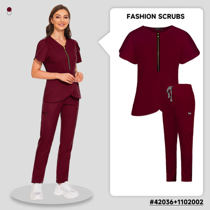 Pet Grooming Institutions Sets Beauty Salon Clothes Scrubs Clothes High Quality Spa Uniforms Fashion V-Neck Working Clothes-KarWorkwear