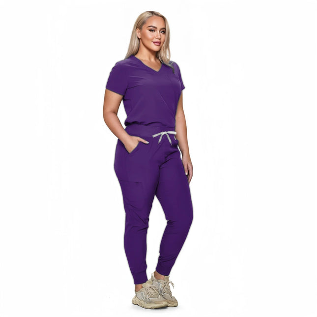 Hospital Nurse Uniforms Comfortable Medical  Jogger Stylish Scrub Suits New Design Hospital Women Nurse Tops and Pants Scrub Set