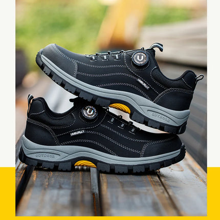 Men's Steel Head Safety Shoes Puncture And Smash Resistant Lightweight Sole Breathable Upper for Outdoor Workshop Work Shoes