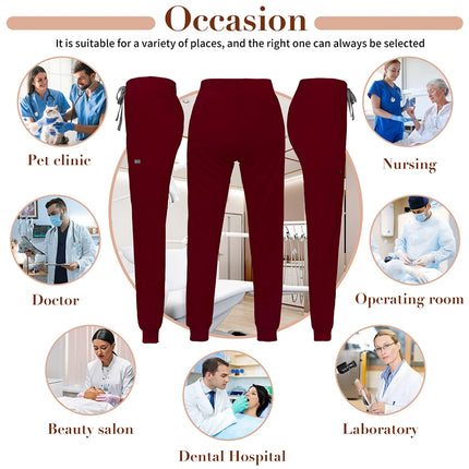 Medical Surgery Clothes Unisex Pet Hospital Bottoms Dentist Scrubs Pants Beauty Salon Dustproof Work Pant Doctor Nurse Workwear-KarWorkwear