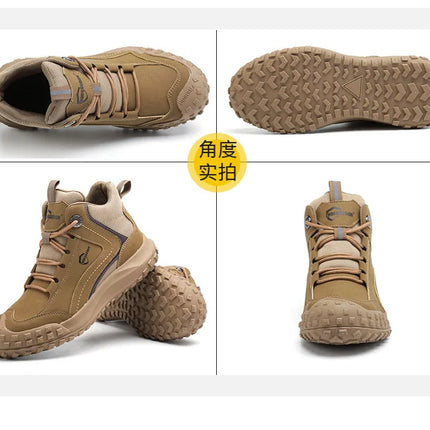 Autumn Winter New Work Safety Boots For Men Designer Work Sneakers Anti-puncture Security Shoes Work Boots Indestructible Shoes-KarWorkwear