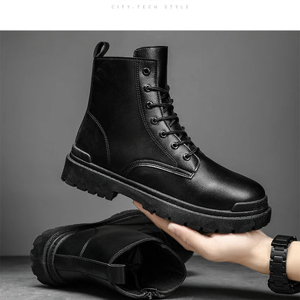 Military Men's Boots to Work Outdoor Shoes for Man Free Shipping Sneakers Winter Men's Chelsea Boot Safti Shose Mens Work Safety