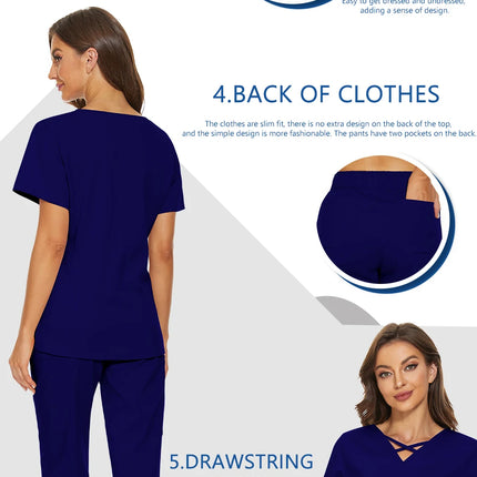 Beauty Salon Women Work Uniforms Plus Size Short-sleeved Health Services Suits Working Suits Summer Fashion Pet Scrubs Costume-KarWorkwear