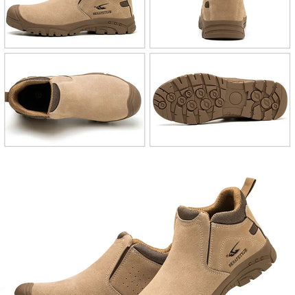 Scald-proof Electric Welding Shoes Plastic Toe Work Shoes Insulated Electrician Shoes Indestructible Industrial Male Wear Boots-KarWorkwear