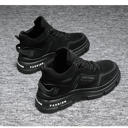Mens Boots High Top Shoes Casual Winter Platform Designer Luxury Ankle Sport Chelsea Tactical Cowboy Work Safety Sneakers 안전화-KarWorkwear