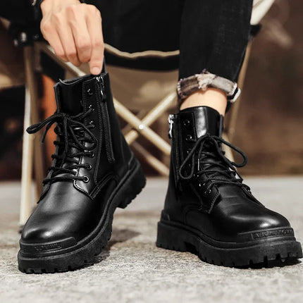 Military Men's Boots to Work Outdoor Shoes for Man Free Shipping Sneakers Winter Men's Chelsea Boot Safti Shose Mens Work Safety