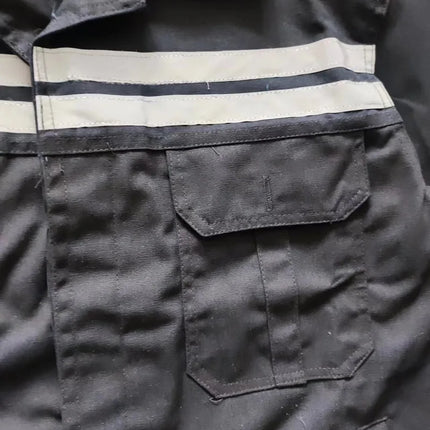 High Visibility 100% Cotton Safety Working Jacket Pants Trousers Workwear Coal Miner Welding Suit Mehanic Repairman Work Uniform-KarWorkwear