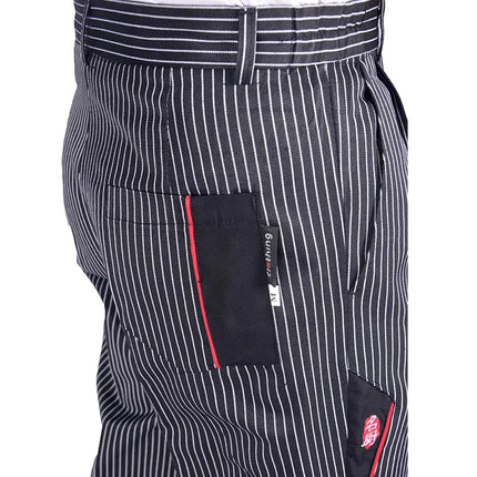 Chef Workwear Cook Pants Breathable Cargo Pantss Canteen Clothes  Catering Kitchen Work Loose Trousers Waist flanked by Elastic