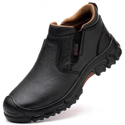 Waterproof Work Boots Safety Composite Toe Shoes Men Anti-smash Anti-puncture Safety Shoes Anti-scald Welding Shoes Protective