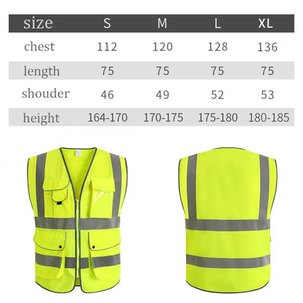 Cycling Jogging Workwear Highlight Vest Night Work Security Running Working Vest