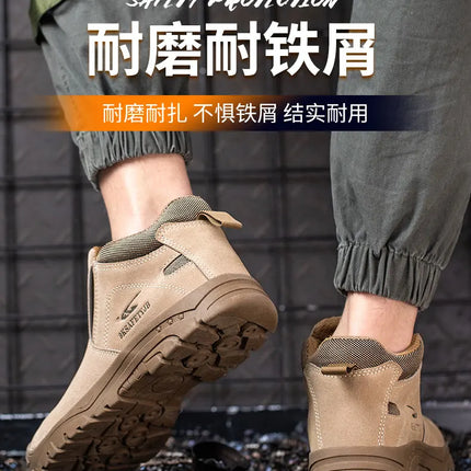 Scald-proof Electric Welding Shoes Plastic Toe Work Shoes Insulated Electrician Shoes Indestructible Industrial Male Wear Boots-KarWorkwear