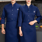 navy coat apron / 4XL