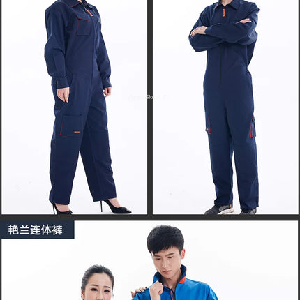 2023 Work Overall Uniform Men Women Working Coveralls Welding Suit Car Repair Workshop Mechanic Plus Size Clothes-KarWorkwear