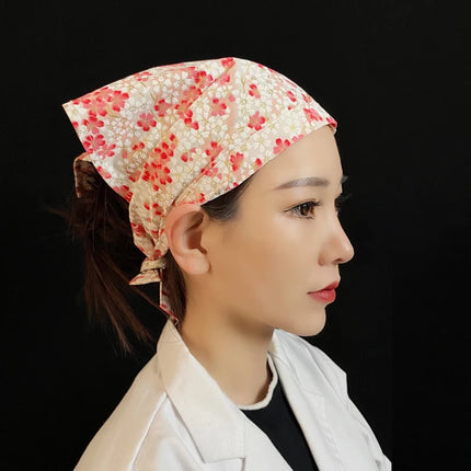 Japanese Chef Hat Kitchen Restaurant Waiter Sushi Caps Cuisine Cook Headscarf  Food Service Work Uniform Cap Pirate Hat-KarWorkwear