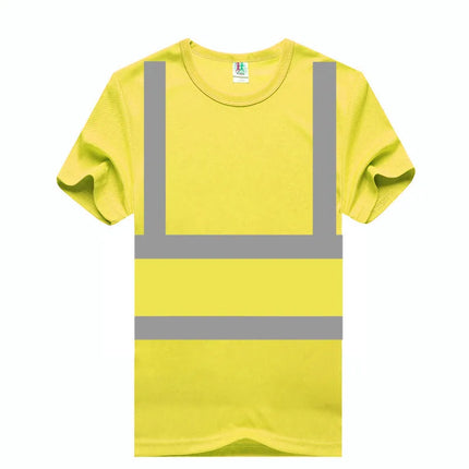 Reflective Shirt for Men Long Sleeve Work Shirt High Visibility for Night Working Hi Vis Safety Shirts Quick Dry