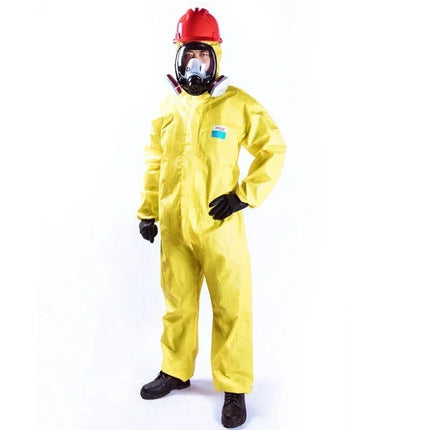 Chemical Work Coverall Protective Suit Hazardous Chemicals Liquid Proof Sulfuric Acid And Alkali Resistant Protection Clothing