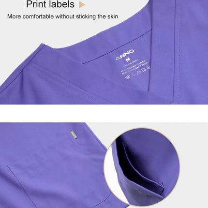 Unisex Medical Scrubs Set New Heat Preservation Thermostatic Fabric Nursing Robe Suit for Winter  Paramedic Coveralls Uniforms