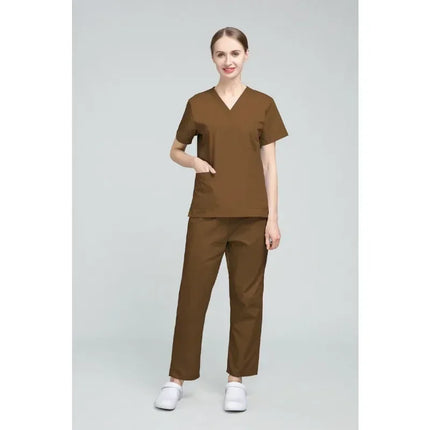 High Quality Scrubs Medical Uniforms Women Nurse Uniform Thin Breathable Medical Scrub Tops Elastic Scrubs Pants Doctor Workwear-KarWorkwear