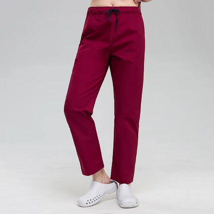 Multicolor Nurse Uniforms Bottoms 3 Pockets Work Trouser Dental Clinic Nursing Scrubs Pants Pet Grooming Women's Surgical Pants-KarWorkwear