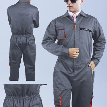 2024 Work Overall Uniform Men Women Working Coveralls Welding Suit Car Repair Workshop Mechanic Plus Size Clothes-KarWorkwear
