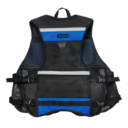 Workwear Allround Work Tool Vest Safety Vest with Multi-pockets and Zipper Heavy Duty Tool Vest for Electricians