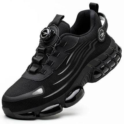 Waterproof Men's Safety Work Boots Steel Toe Shoes Anti Impact And Anti-Puncture Outdoor Adventure Hiking Tactical Boots