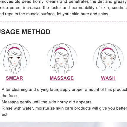 Exfoliating Face Cream Brightening Moisturizer Repair Facial Scrub Cleaner Blackhead Remove Face Cream Skin Care-KarWorkwear