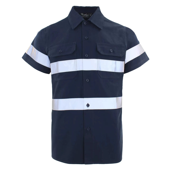 Hi Vis Reflective Shirt Men Hi Viz Reflective Polo Long Sleeve with Pockets Work Safety Polo Shirt