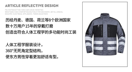 2026 New Work Clothes Men Construction Reflective Safety Coveralls Welding Suit Car Repair Workshop Mechanic Plus Size Clothes