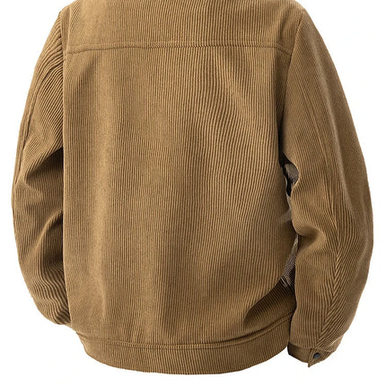 Corduroy Jacket for Men Winter Fashion Versatile Casual American Workwear Jacket Youthful Stylish Men's Clothing