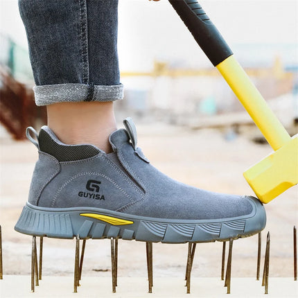 Scald-proof Electric Welding Shoes Plastic Toe Work Shoes Insulated Electrician Shoes Indestructible Industrial Male Wear Boots-KarWorkwear