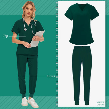 Hot Selling Scrubs Medical Uniforms Woman Breathable Beauty Manicurist Work Clothes Doctor Nurse Operating Room Surgical Uniform-KarWorkwear
