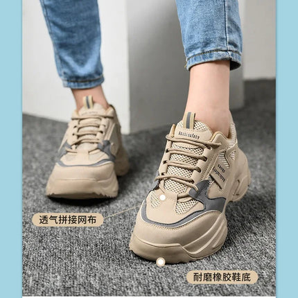 New Fashion 2024 Women's Safety Shoes Sneakers Women Anti-smash Anti-puncture Security Boots Protective Shoes Breathable-KarWorkwear