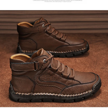 Loafers Ankle Boots Male Sneakers Sports and Leisure Casual Sneaker Leather Shoes Men's Casual Shoes Work Boots for Men Fashion-KarWorkwear