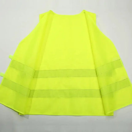 Car Reflective Clothing for Safety Traffic Safety Vest Yellow Visibility High Visibility Outdoor For Running Cycling Sports Vest