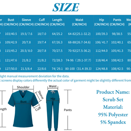 New Nurse Uniform Woman Hospital Doctor 's Medical Sweatshirt Nursing Pants Unisex Workshop Uniforms Beauty SPA Work Clothes