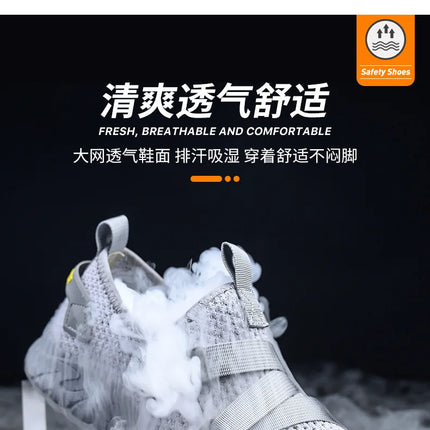 Breathable Indestructible Shoes Insulation 6KV Work Sneakers Summer Anti-puncture Safety Shoes Men Construction Footwear 2023-KarWorkwear