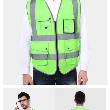 Cycling Jogging Workwear Highlight Vest Night Work Security Running Working Vest
