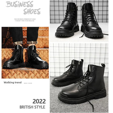 Military Men's Boots to Work Outdoor Shoes for Man Free Shipping Sneakers Winter Men's Chelsea Boot Safti Shose Mens Work Safety