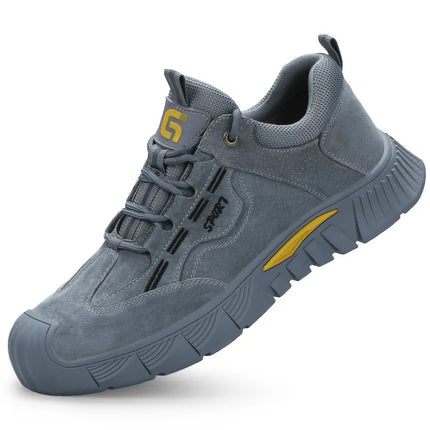 New Indestructible Shoes Work Sneakers Steel Toe Cap Safety Shoes Men Boots Anti-smash Anti-puncture Work Boots Security-KarWorkwear