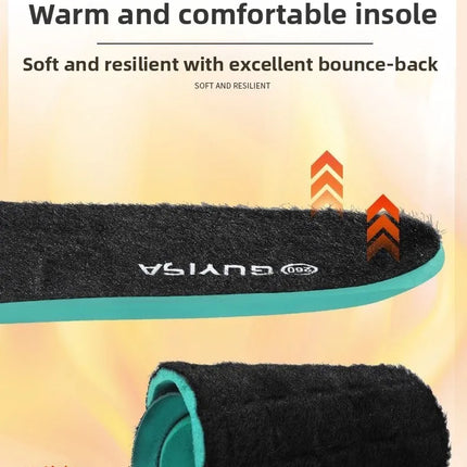 Fleece-lined Work Men's Safety Shoes Winter Steel Toe Rotation Button Thickened Warm Woman Anti-smashing Security Boots Protect