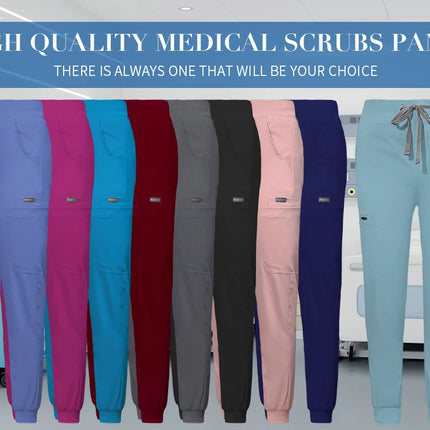 Medical Surgery Clothes Unisex Pet Hospital Bottoms Dentist Scrubs Pants Beauty Salon Dustproof Work Pant Doctor Nurse Workwear-KarWorkwear