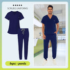 L / Navy Blue